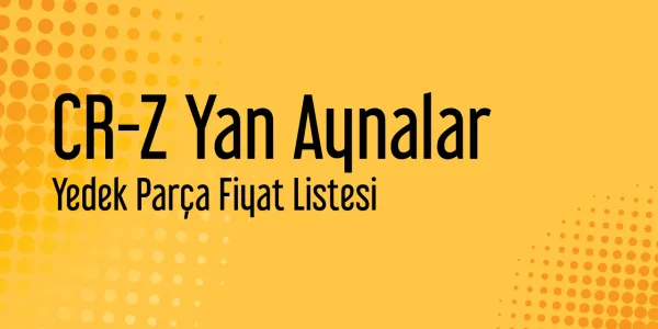 CR-Z Yan Aynalar Piyasa Fiyatları