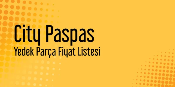 City Paspas Fiyat Listeleri