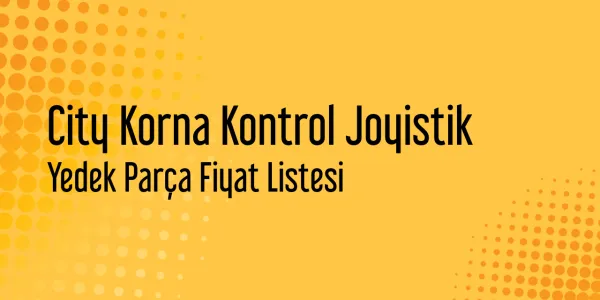 City Korna Kontrol Joyistik Fiyatları