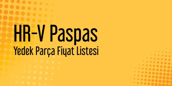 HR-V Paspas Fiyatları