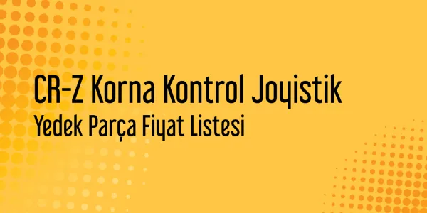 CR-Z Korna Kontrol Joyistik Fiyat Listeleri