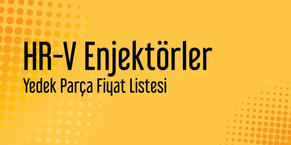 HR-V Enjektörler Fiyatları