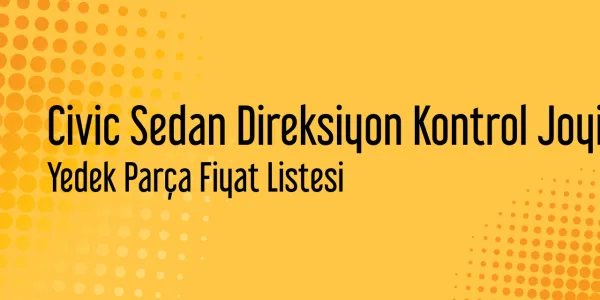 Civic Sedan Direksiyon Kontrol Joyistik Fiyatları