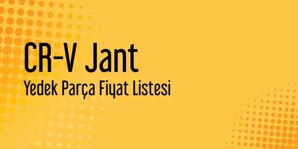 CR-V Jant Sanayi Satış Fiyatları